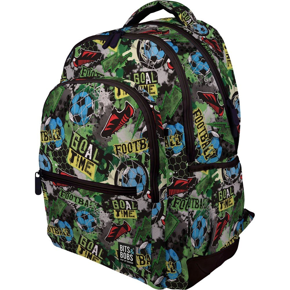 Mochila Juvenil Rubber B&b Goal Time 33x46x22,5 cm GRAFOPLAS DISEÑO