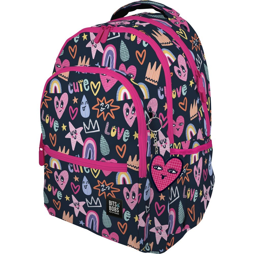 Mochila Juvenil Roomy B&b Cute 33x46x22,5cm GRAFOPLAS Diseño