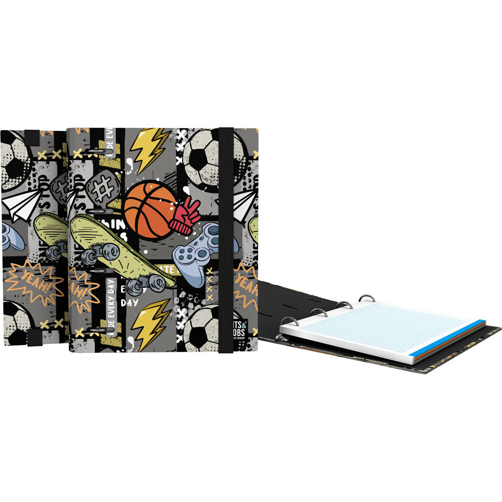 Carpebook A5 4 Anillas 25mm B&b Free Sport GRAFOPLAS DISEÑO
