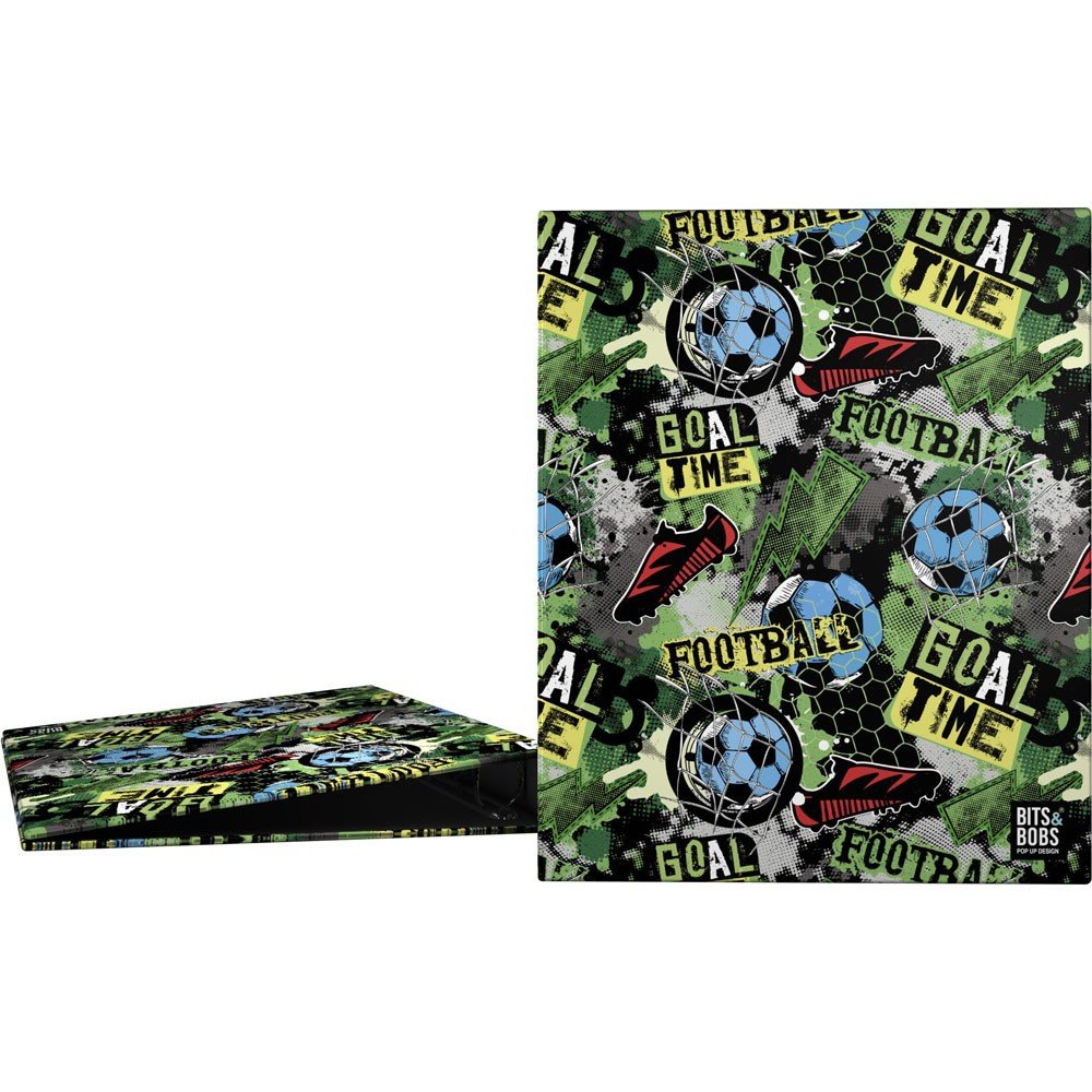 Carpeta A4 4 Anillas 25 mm Forrada B&b Goal Time 26 GRAFOPLAS DISEÑO