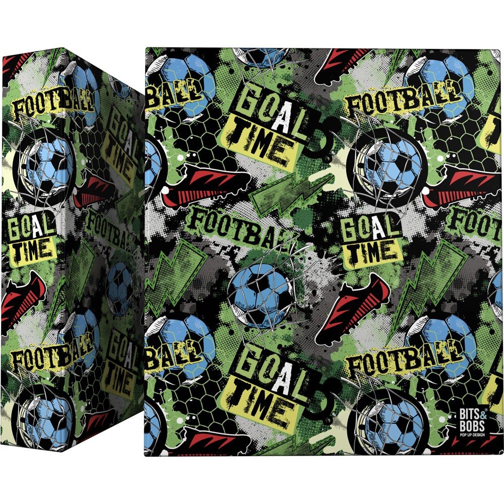 Carpeta A4 4 Anillas 40mm Forrada Goal Time Graftoplas Diseño