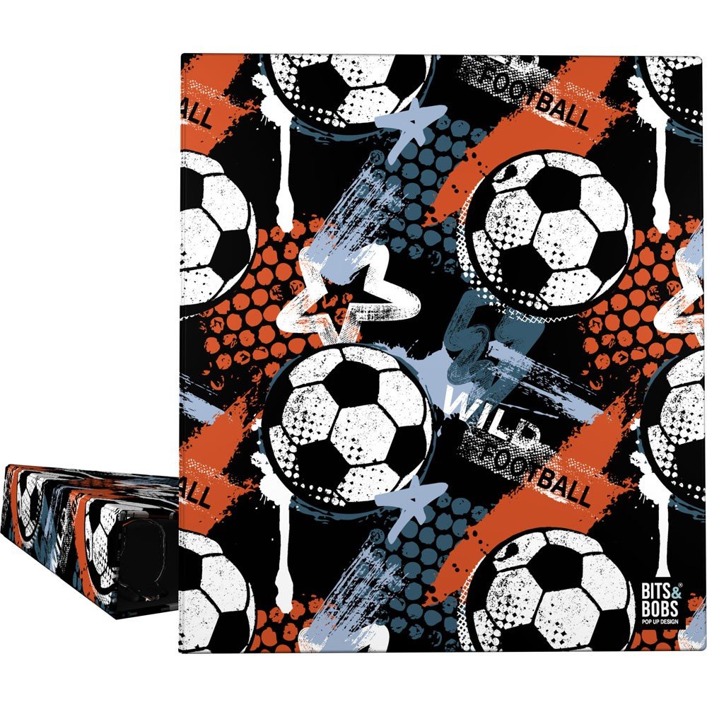 Carpeta A4 4 Anillas 40MM Forrado B&b Wild Football GRAFOPLAS DISEÑO