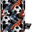 Carpeta A5 4 Anillas 20 mm forrado Wild Football Graftoplas Diseño