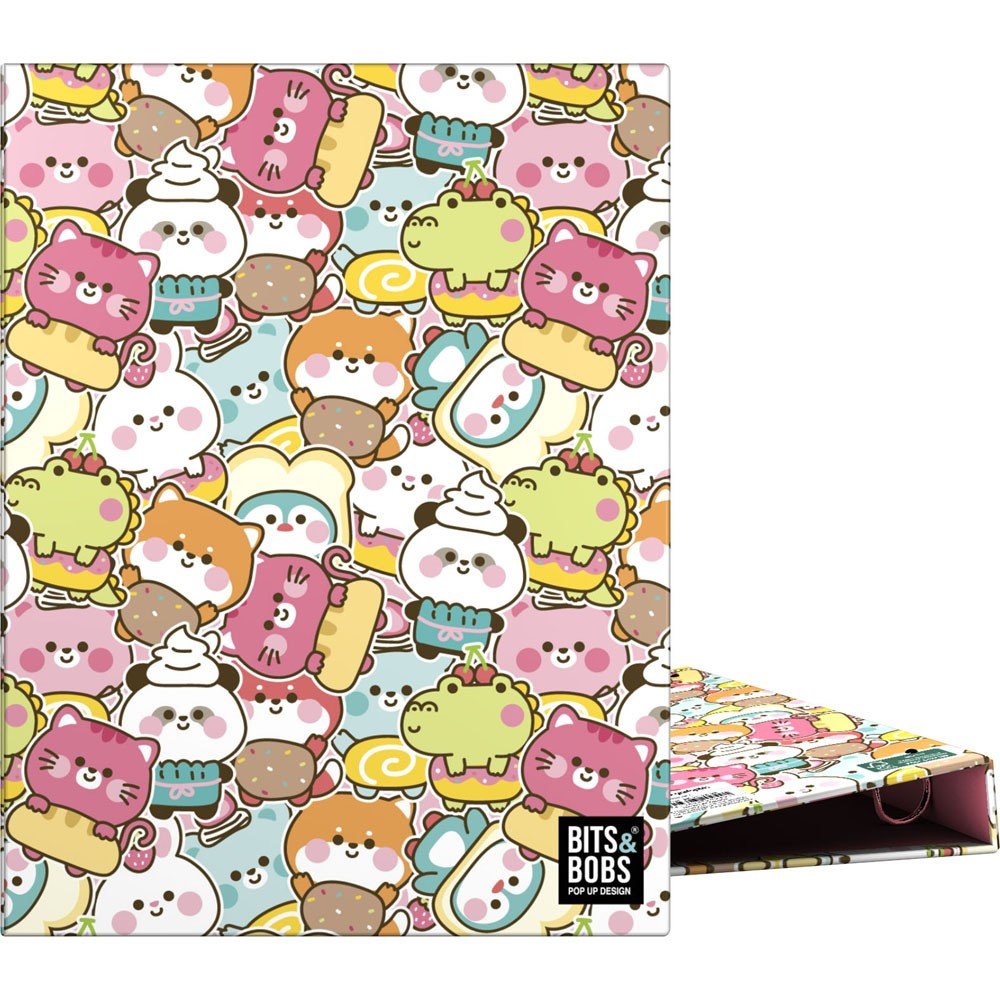 Carpeta Anillas A5 Forrada Diseño Kawaii GRAFOPLAS DISEÑO