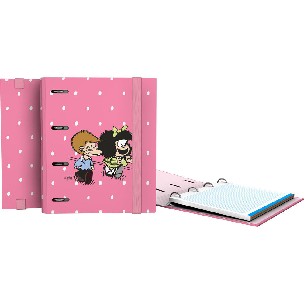 Carpebook A5 4 Anillas 25 mm Mafalda Friends 26 GRAFOPLAS DISEÑO