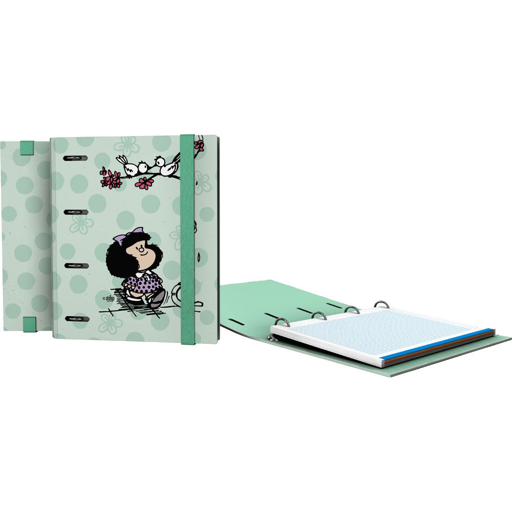 Carpebook A5 4 Anillas 25mm Mafalda Kiss 26 GRAFOPLAS Diseño