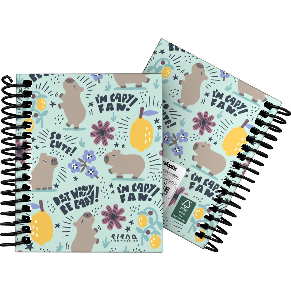 Cuaderno for A7 100H 70G Cuadro 5mm Ec Cheerful GRAFOPLAS DISEÑO Imagen principal del producto