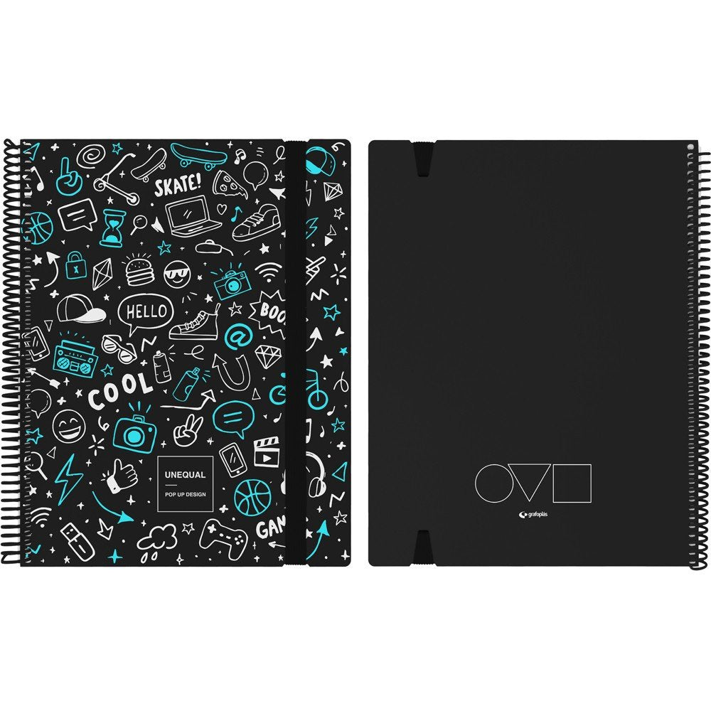 Carpeta 40 fundas Maxiplás A4 Unequal Pop Up Grafoplas