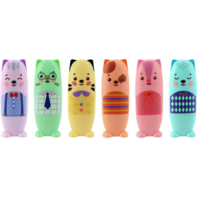 Blister 6 minisubrayadores pastel Sweet Pets Bits&Bobs