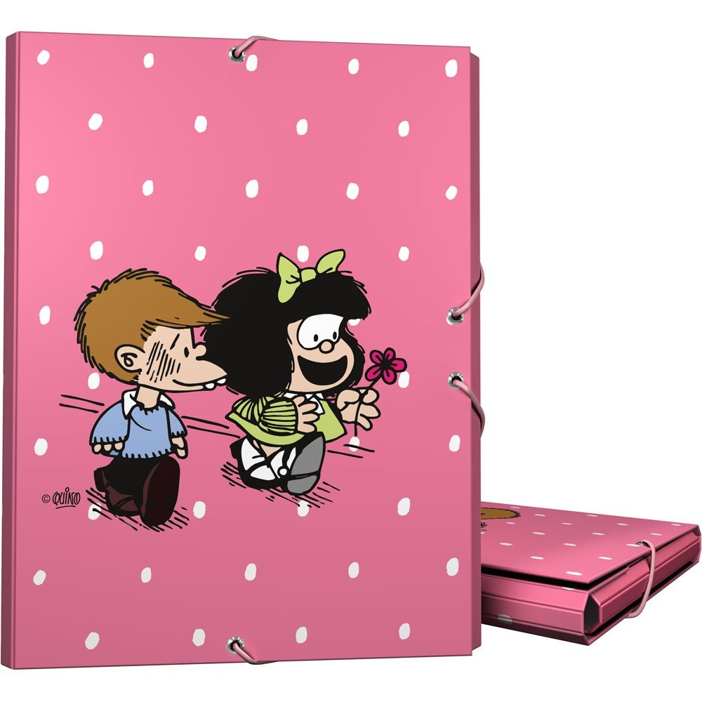 Carpeta 3 Solapas Forrada Mafalda Friends 26 GRAFOPLAS DISEÑO