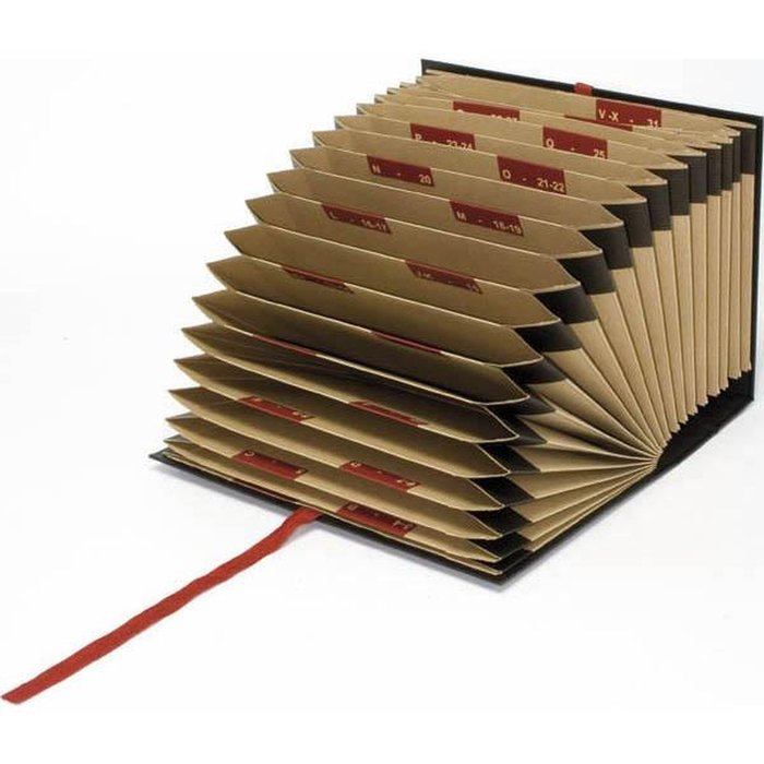 ARCHIVADOR FUELLE FOLIO FORRADO POKF NEGRO | 1 UNIDADES | (GRAFOPLAS) Imagen principal del producto