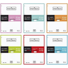 RECAMBIO A4 100H 90G 5X5 SURTIDO PAPYRUS | 24 UNIDADES | (UNIPAPEL)