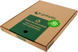 C/100 fundas a4 multitaladro pp piel de naranja 80 micras 90% recicladas Imagen principal del producto