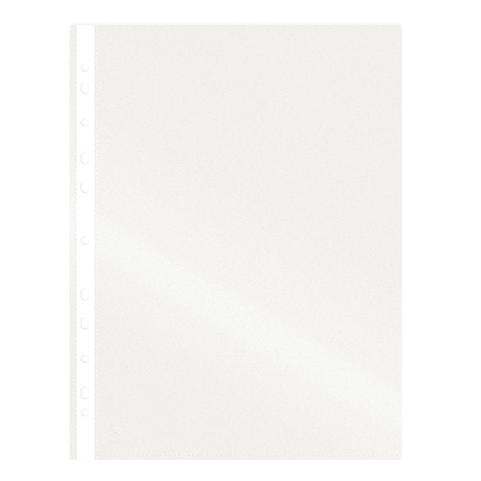 C/100 fundas a4 multitaladro pp piel de naranja 80 micras 90% recicladas Imagen secundaria del producto