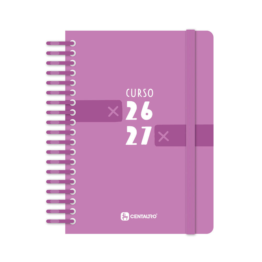 Pack 5 agendas escolares A6 día/página Centauro