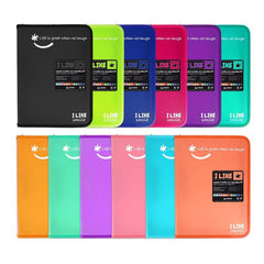 CARPETA 4 ANILLAS 25 MM A4+ PP CREMALLERA AZUL CLARO | 1 UNIDADES | (GRAFOPLAS DISEÑO)