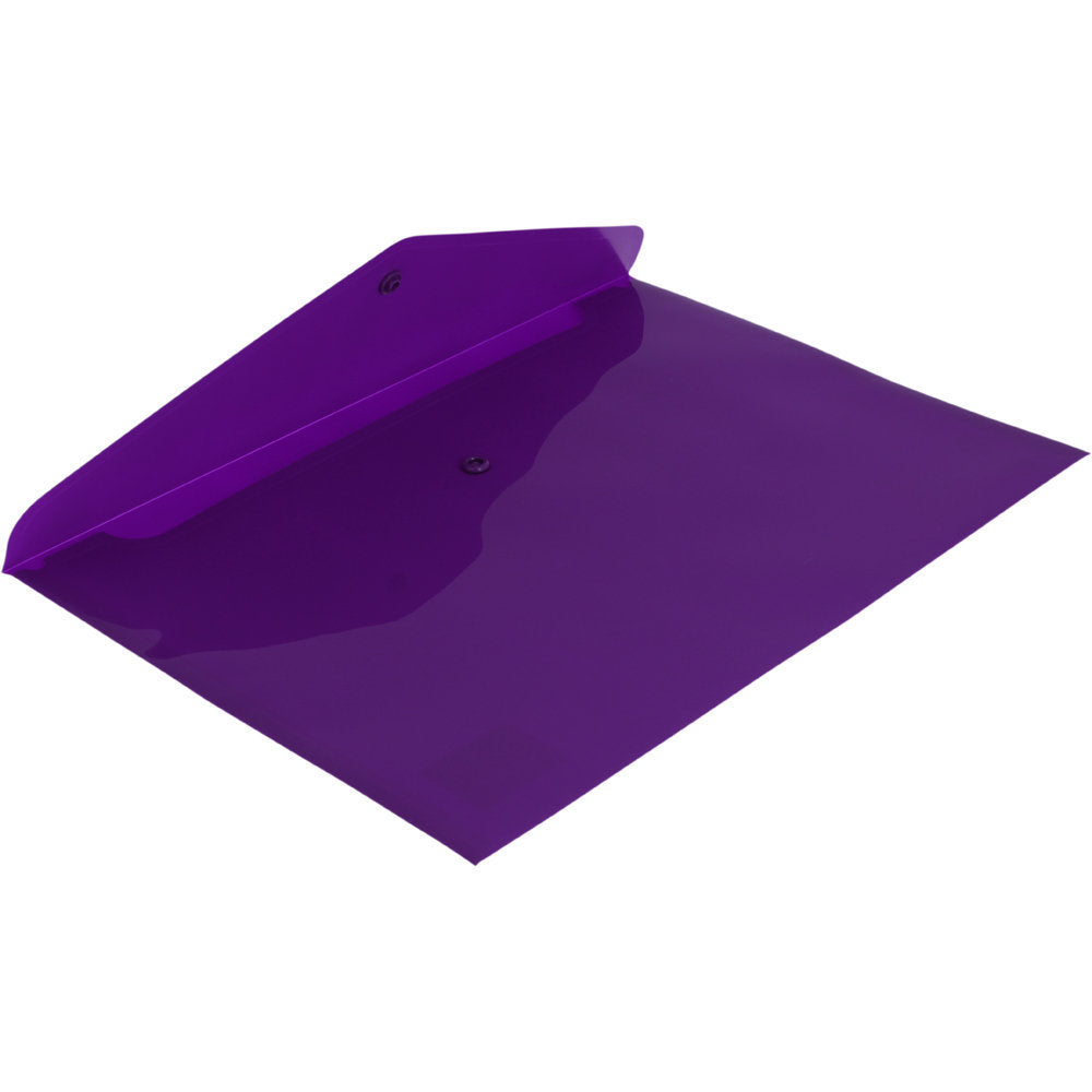 CARPETA FOLIO BROCHE ECOPLAS PP VIOLETA | 12 UNIDADES | (GRAFOPLAS) Imagen principal del producto