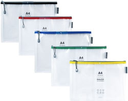 Bolsas Zipper Bag Cremallera A4 GRAFOPLAS Pack 20