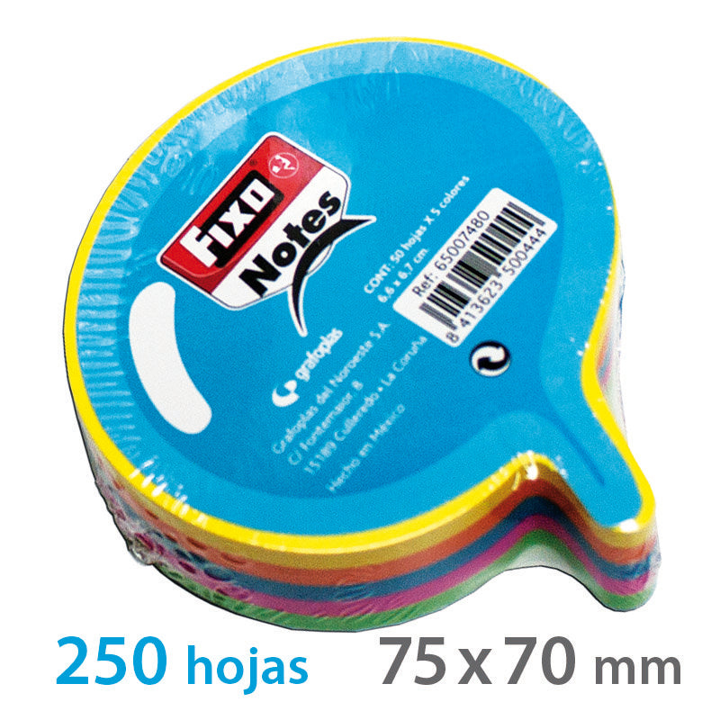 Bloc 250 Notas Adhesivas Pensamiento 76x76mm Colores Neon Imagen principal del producto