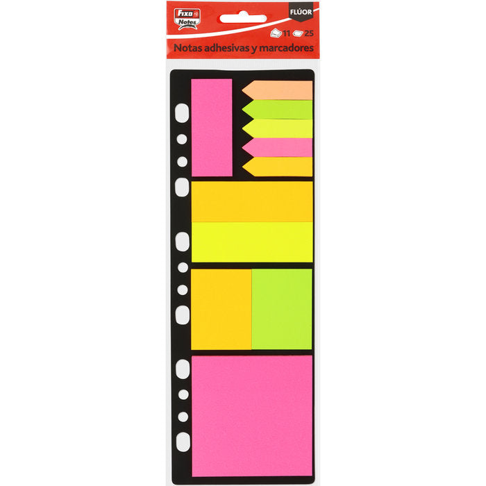 Set notas adhesivas y marcadores translúcidos surtido grande Imagen principal del producto