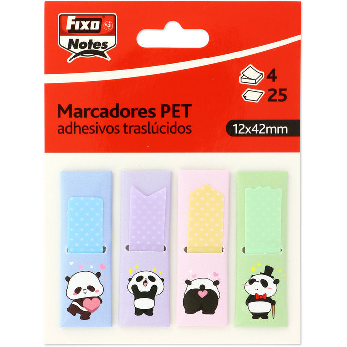 Blister 4 Tiras Adhesivas Translucidas 12x42 Pandas
