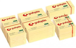 Bloc de notas adhesivas amarillas Grafoplas Pack 12 Imagen principal del producto