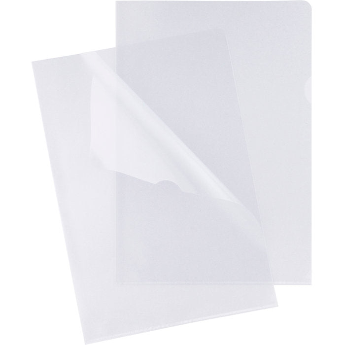 DOSSIER UÑERO FOLIO LISO PP TRANSPARENTE | 100 UNIDADES | (GRAFOPLAS)