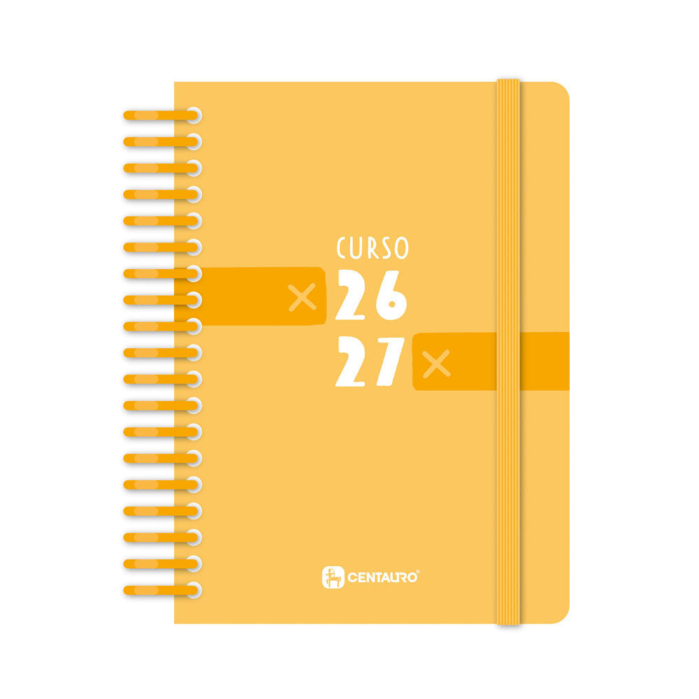 Pack 5 agendas escolares A6 Centauro 26/27