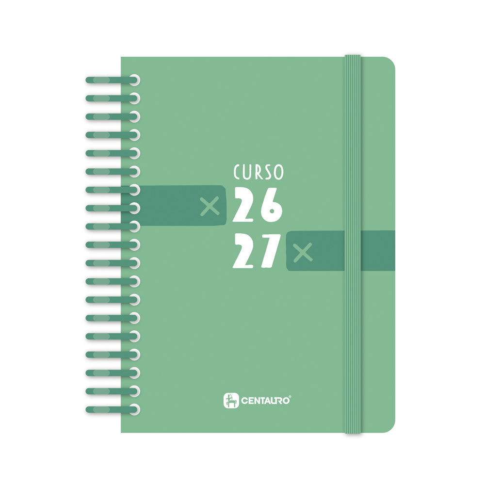 Pack 5 agendas escolares A6 Centauro 26/27