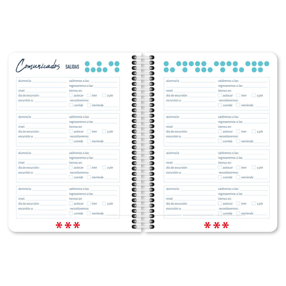 Pack 5 agendas escolares A6 Centauro 26/27