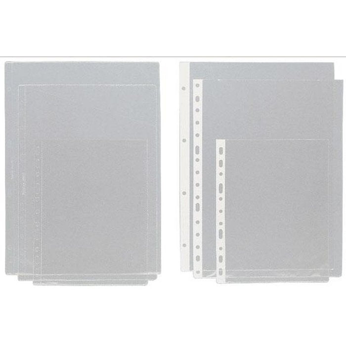 FUNDA A4 PLANOS PVC 4 TALADROS TRANSPARENTE | 100 UNIDADES | (GRAFOPLAS)