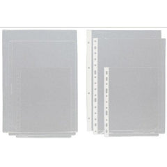 FUNDA A4 PLANOS PVC 4 TALADROS TRANSPARENTE | 100 UNIDADES | (GRAFOPLAS)