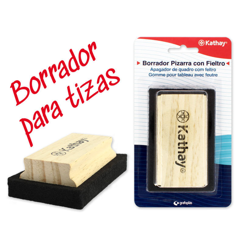 Blister 1 Borrador Pizarra Fieltro Tradicional Centauro