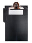 CARPETA PINZA SUPERIOR PORTA BOLIGRAFO NEGRO | 1 UNIDADES | (GRAFOPLAS)