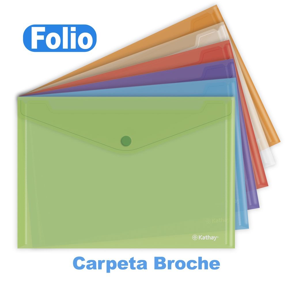 Sobre PP Transpantes Folio Broche Colores Surtidos Centauro