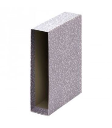 CAJA ARCHIVADOR FOLIO GRIS JASPEADO | 25 UNIDADES | (GRAFOPLAS) Imagen principal del producto