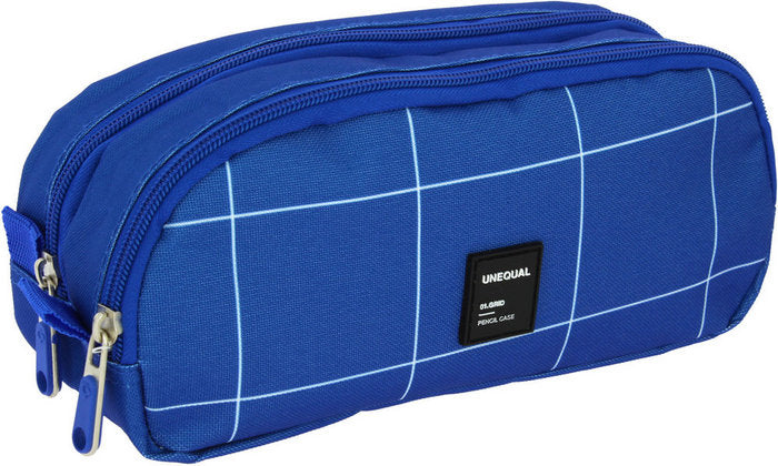 Portatodo doble azul 24.5x9.5 Unequal GRAFOPLAS DISEÑO