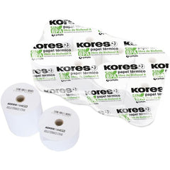 ROLLO PAPEL TERMICO 57X45X12 MM SIN BISFENOL A 22M KORES | 10 UNIDADES | (KORES)