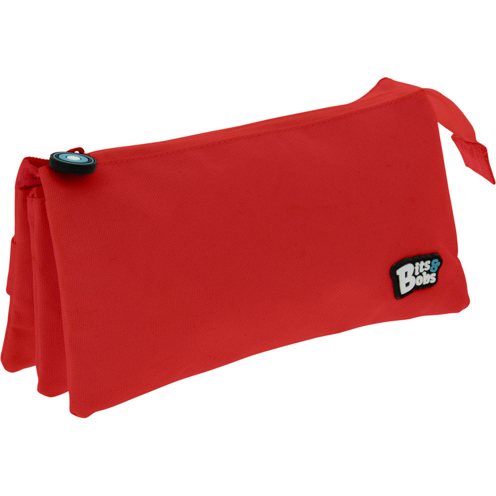 PORTATODO TRIPLE PLANO BITS&BOBS ROJO | GRAFOPLAS DISEÑO Imagen principal del producto