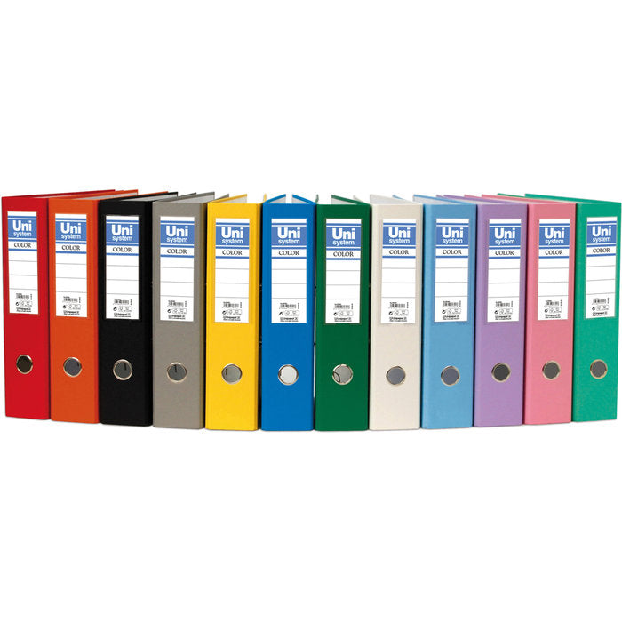 Archivador Fº Palanca 65MM Carton Forrado Plastico Lila