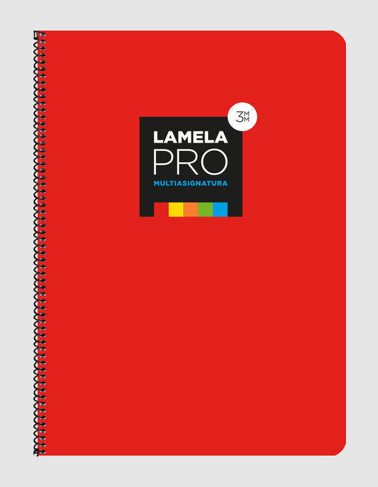Bloc Espiral A4 Liso 100H 90g | Lamela | Cartón | Formato A4 | Pack 5 Unidades