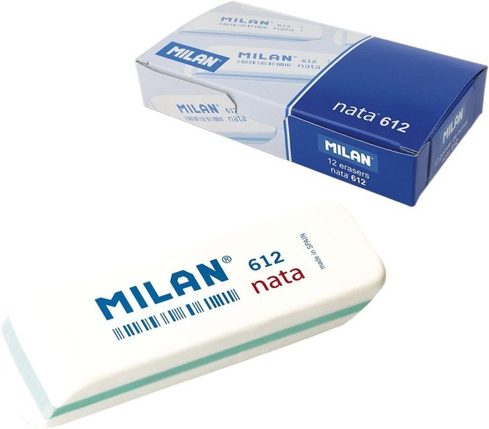 GOMA MILAN 612 C/12 PLASTICO NATA | 1 UNIDADES | (MILAN) Imagen principal del producto