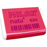 GOMA MILAN 624 C/24 PLASTICO NATA | 36 UNIDADES | (MILAN) Imagen principal del producto