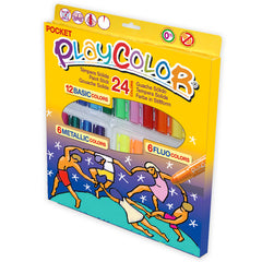 TEMPERA SOLIDA PLAYCOLOR POCKET 24 COLORES | 1 UNIDADES | (INSTANT)