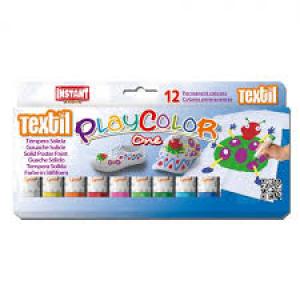 Pintura para Ropa Textil One Estuche 12 Colores Surtidos PLAYCOLOR Imagen principal del producto