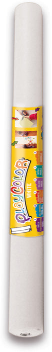 Rollo papel autoadhesivo mural Playcolor 0,6 x 6 m blanco (Pack 25 uds)