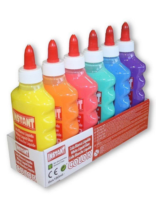 C/6 Cola Blanca de Color Surtido INSTANT 180 ml Imagen principal del producto