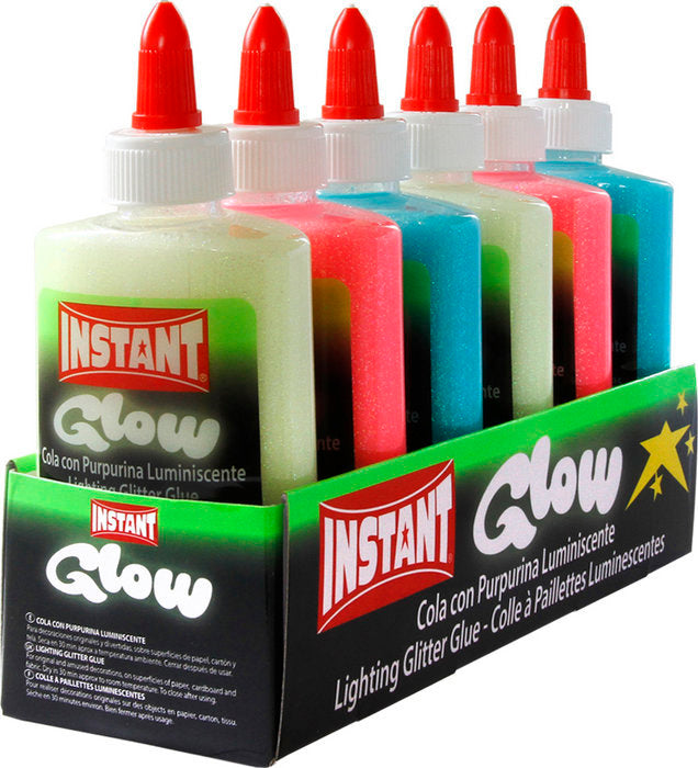 COLA CON PURPURINA LUMINISCENTE INSTANT GLOW 147ML EXP 6 UD | 6 UNIDADES | (INSTANT) Imagen principal del producto