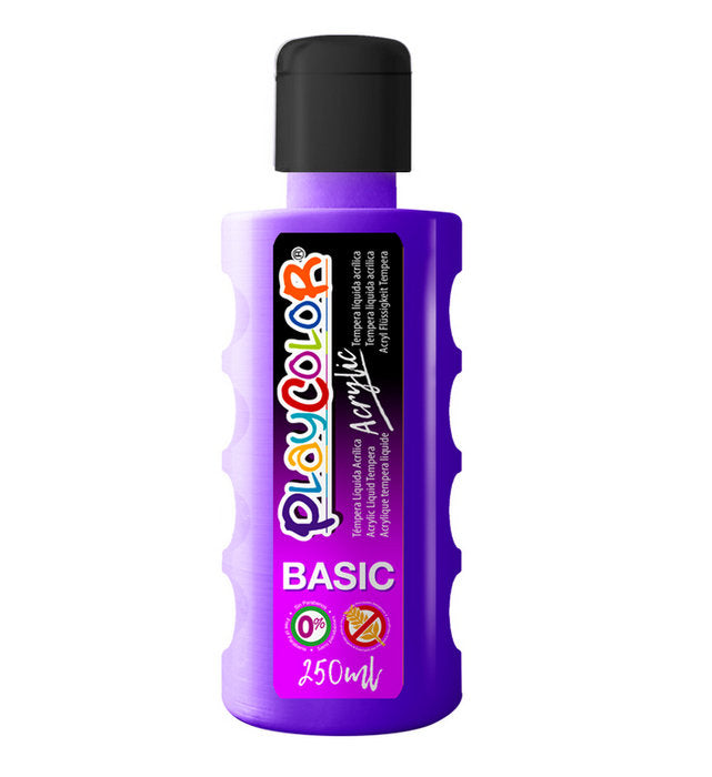 PINTURA PLAYCOLOR ACRYLIC BASIC 250 ML VIOLETA | 1 UNIDADES | (INSTANT) Imagen principal del producto