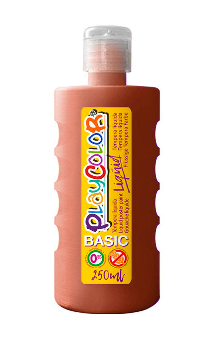 TEMPERA PLAYCOLOR LIQUID BASIC 250 ML MARRON | 1 UNIDADES | (INSTANT) Imagen principal del producto